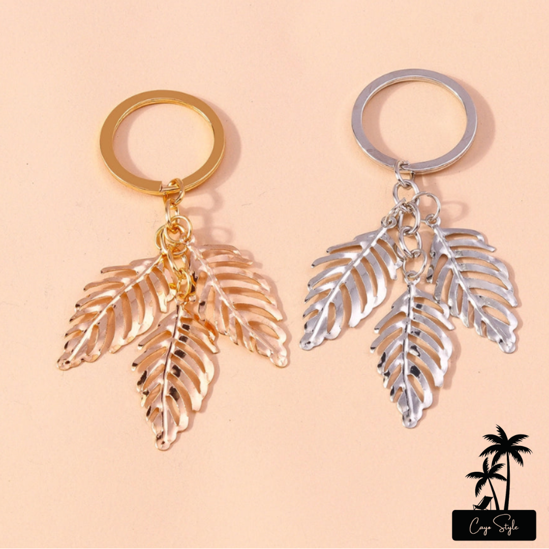 Cayo Leaves Keychain