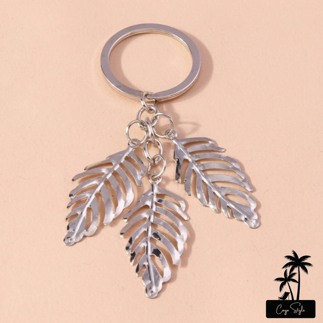 Cayo Leaves Keychain