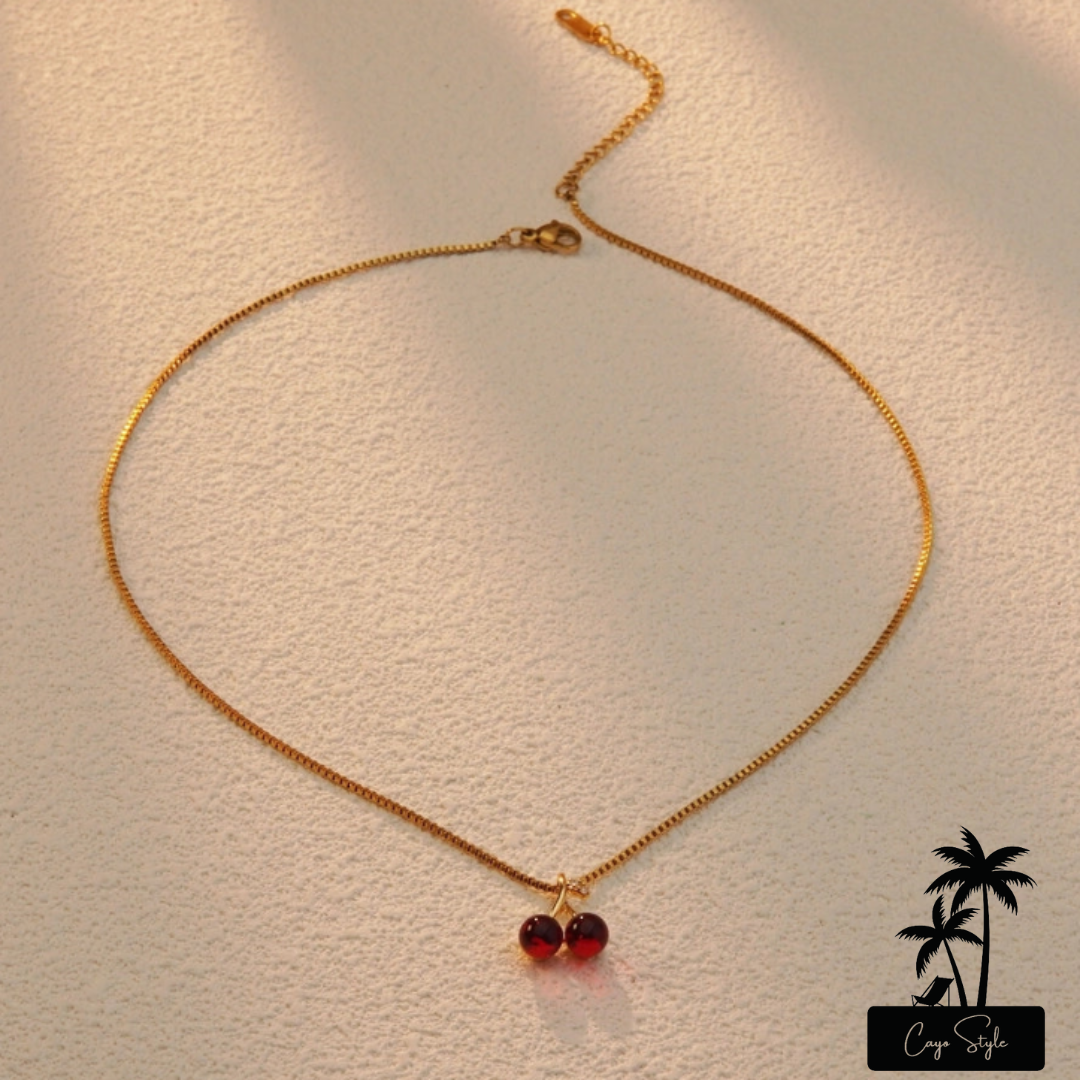 Cayo Wild Cherry Necklace